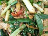 青蒜炒肉