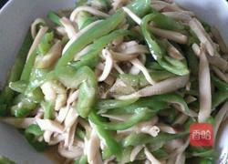 青椒杏鲍菇丝的做法图解5