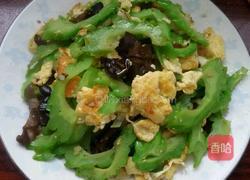 苦瓜炒鸡蛋的做法图解6