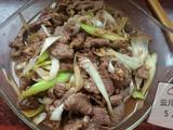 大葱爆羊肉