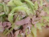 莴笋炒肉丝