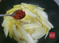 醋溜白菜的做法图解4
