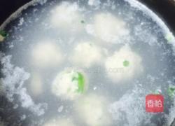水丸子菜心汤的做法图解7