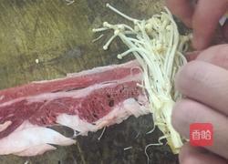 孜然金菇肥牛卷的做法图解4