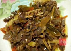 泡菜炒鸭胗的做法图解7