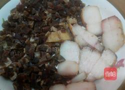 豆角腊肉炒饭的做法图解4