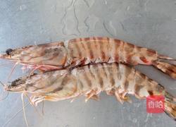 芝士焗大明虾的做法图解1