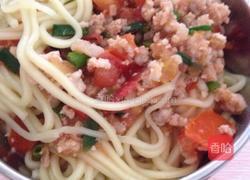 番茄肉末意大利面的做法图解3