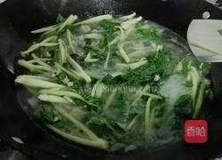 肉末小白菜汤的做法图解4
