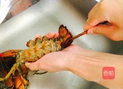 姜葱龙虾的做法图解4