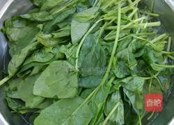 胡油菠菜炒蛋的做法图解1