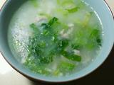 青菜瘦肉粥