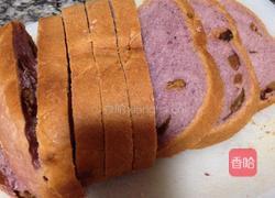 紫薯腊肉干果面包的做法图解6