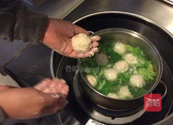 白菜豆腐圆子汤的做法图解4