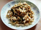 蒜蓉菜干肉片