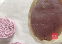 紫薯南瓜饼#紫薯南瓜冰皮月饼#的做法图解7
