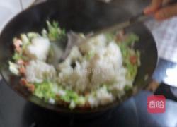 卷心菜鸡蛋炒饭的做法图解6
