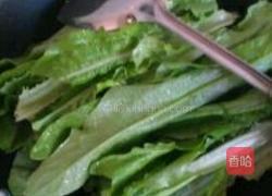 炝油麦菜的做法图解4