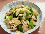 甜椒杏鲍菇肉片