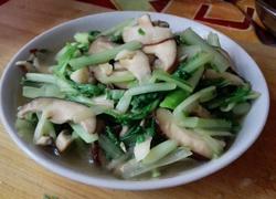 香菇炒小白菜