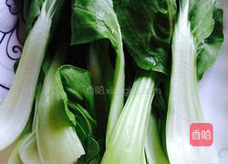 香菇青菜的做法图解1