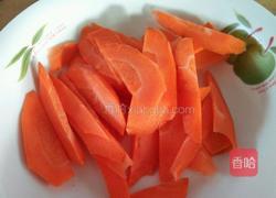 芹菜胡萝卜炒粉条的做法图解3
