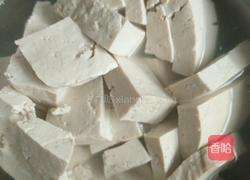 油菜炖豆腐的做法图解2