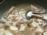 豆腐肉片汤