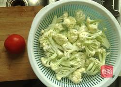 茄汁有机花菜的做法图解1