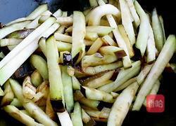 炒茄丝的做法图解4