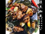 鸭腿烧香菇海带