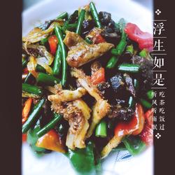 蒜薹炒牛杂的做法[图]