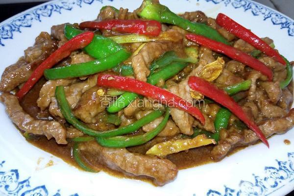 青红椒牛柳的做法 菜谱 香哈网