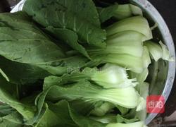 菜心炒牛肉的做法图解1