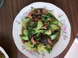 香菇炒油菜