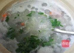 砂锅煲皮蛋瘦肉粥的做法图解7