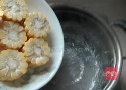 玉米菠菜丸子汤的做法图解4