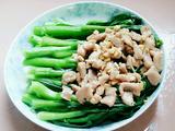 蒜蓉菜心肉片