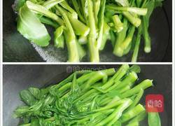 蒜蓉菜心肉片的做法图解5