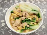 青菜炒肉片