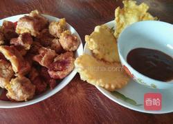 炸鱼丸配小饼的做法图解8