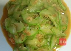 虾米炒绞瓜的做法图解7