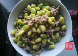 菜黄豆炒肉末的做法图解8