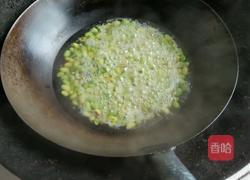 菜黄豆炒肉末的做法图解3