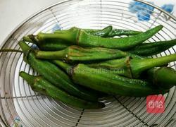 凉拌秋葵的做法图解2
