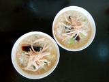 鸡丝皮蛋粥