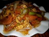 火腿肠炒鸡蛋
