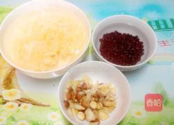 红豆银耳糖水的做法图解2