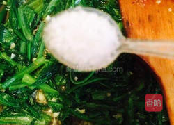 蒜香油麦菜的做法图解5