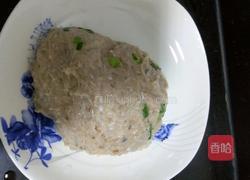 青椒酿肉的做法图解1